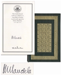 Nelson Mandela Signed Luxury First Edition of His Celebrated Autobiography Long Walk to Freedom -- Fine Condition